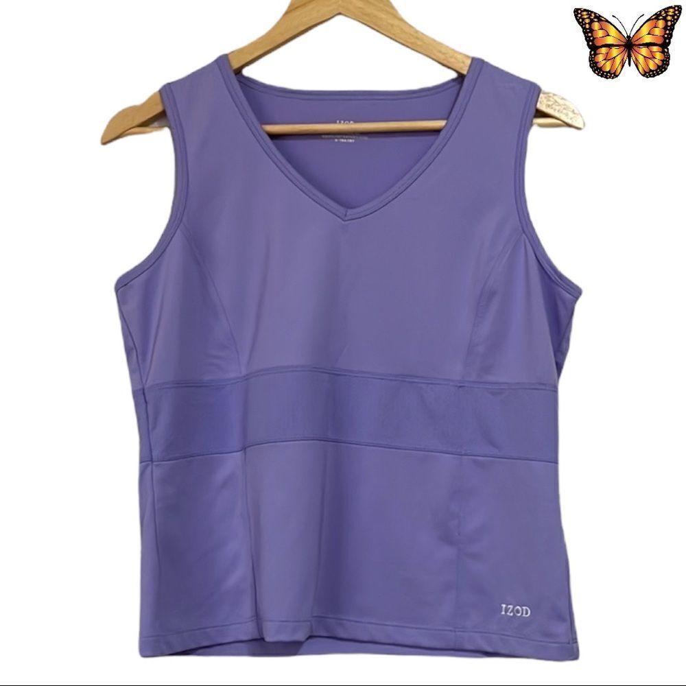 IZOD Sleeveless Activewear Top Size Medium